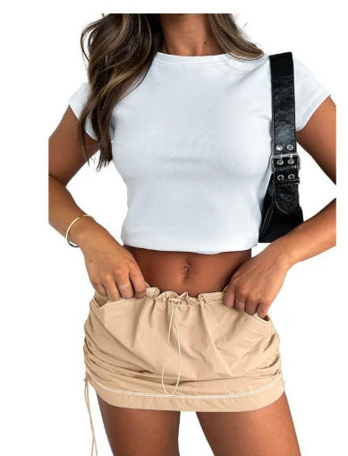 Women's Athleisure Cargo Skirt with Pockets